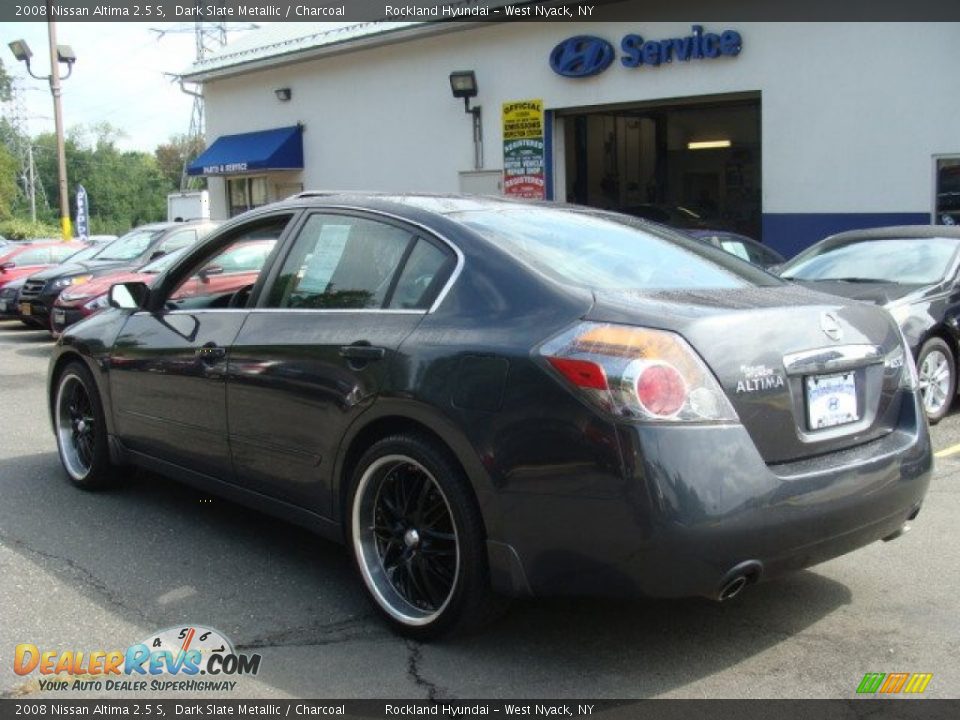 2008 Nissan Altima 2.5 S Dark Slate Metallic / Charcoal Photo #6