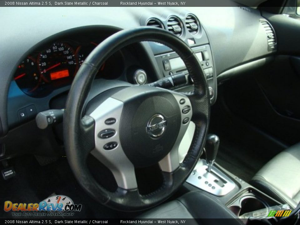 2008 Nissan Altima 2.5 S Dark Slate Metallic / Charcoal Photo #9