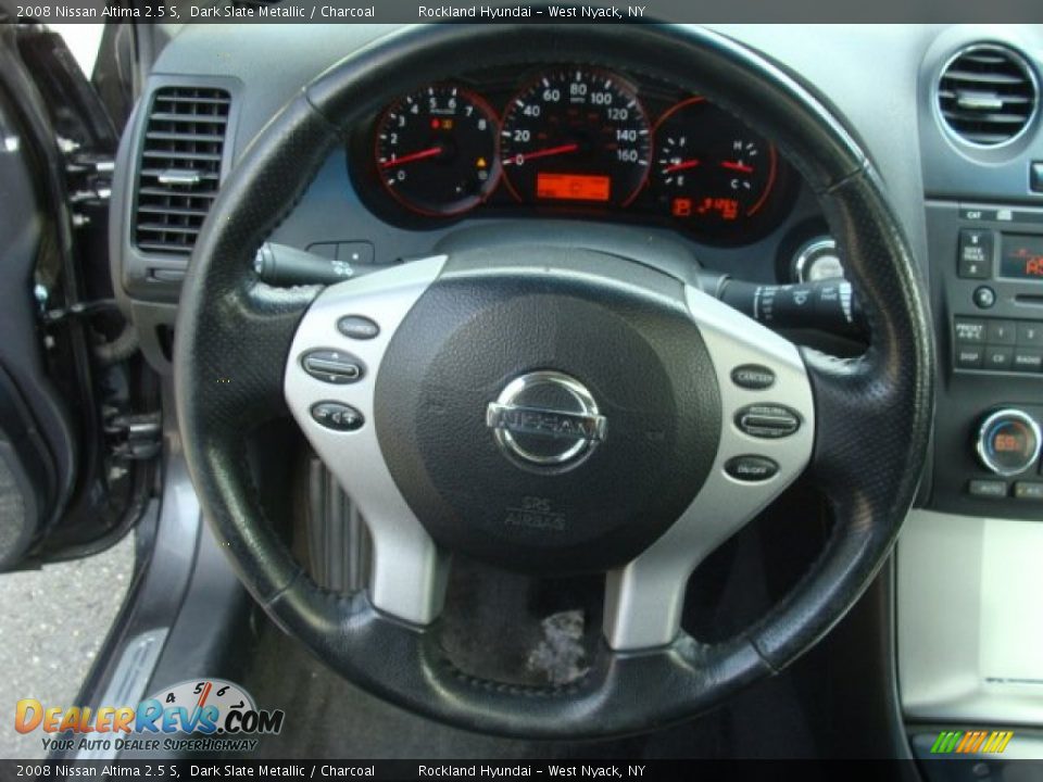 2008 Nissan Altima 2.5 S Dark Slate Metallic / Charcoal Photo #13