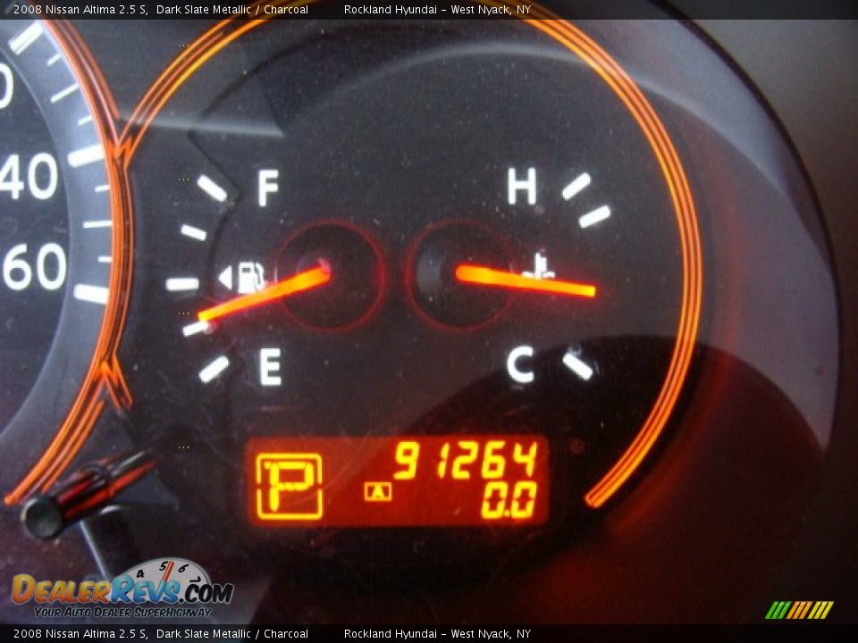 2008 Nissan Altima 2.5 S Dark Slate Metallic / Charcoal Photo #14