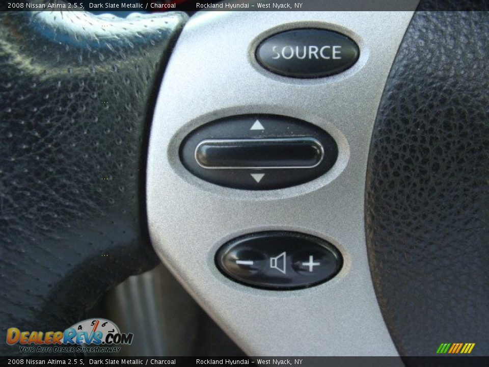 2008 Nissan Altima 2.5 S Dark Slate Metallic / Charcoal Photo #15