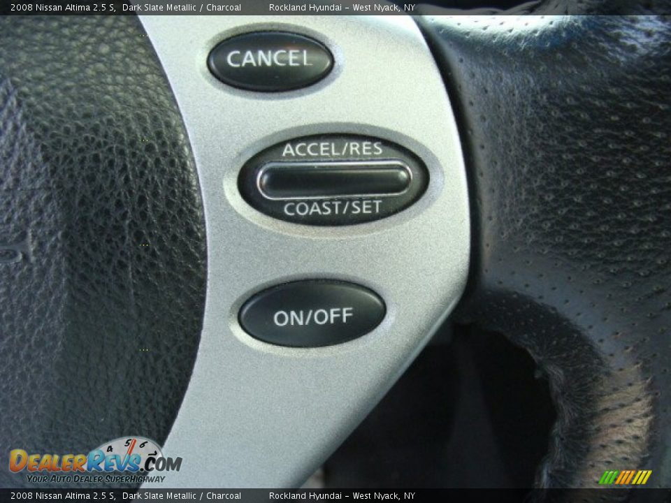 2008 Nissan Altima 2.5 S Dark Slate Metallic / Charcoal Photo #16
