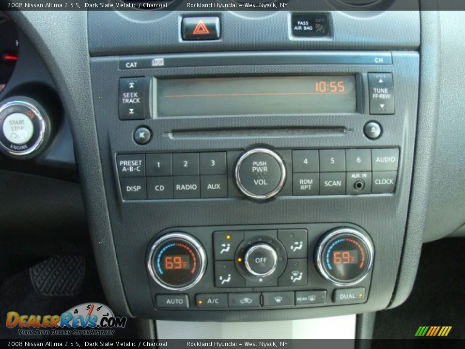 2008 Nissan Altima 2.5 S Dark Slate Metallic / Charcoal Photo #17