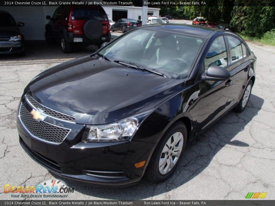 2014 Chevrolet Cruze LS Black Granite Metallic / Jet Black/Medium Titanium Photo #4