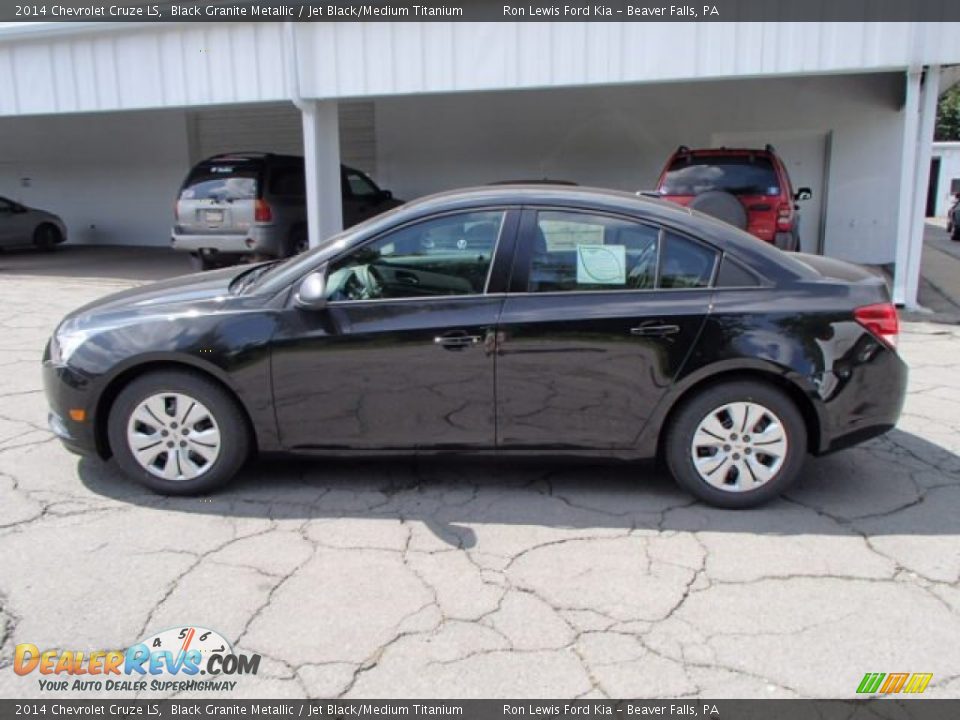 2014 Chevrolet Cruze LS Black Granite Metallic / Jet Black/Medium Titanium Photo #5