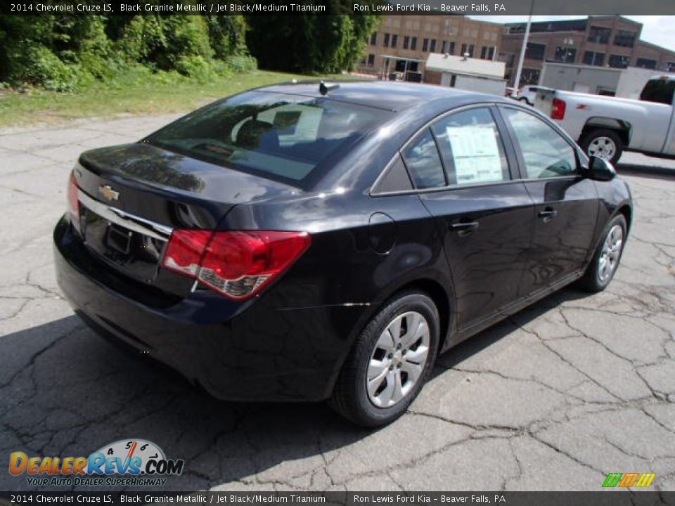 2014 Chevrolet Cruze LS Black Granite Metallic / Jet Black/Medium Titanium Photo #8