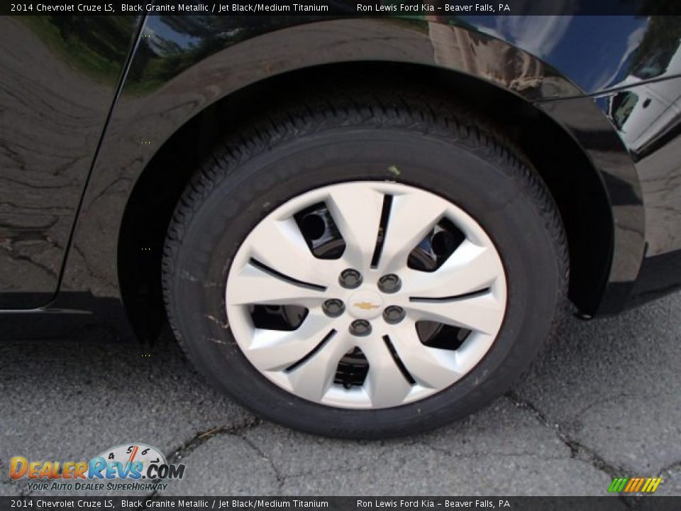 2014 Chevrolet Cruze LS Black Granite Metallic / Jet Black/Medium Titanium Photo #9