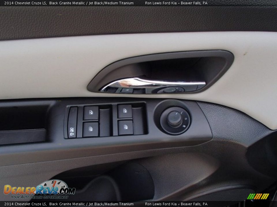 2014 Chevrolet Cruze LS Black Granite Metallic / Jet Black/Medium Titanium Photo #15