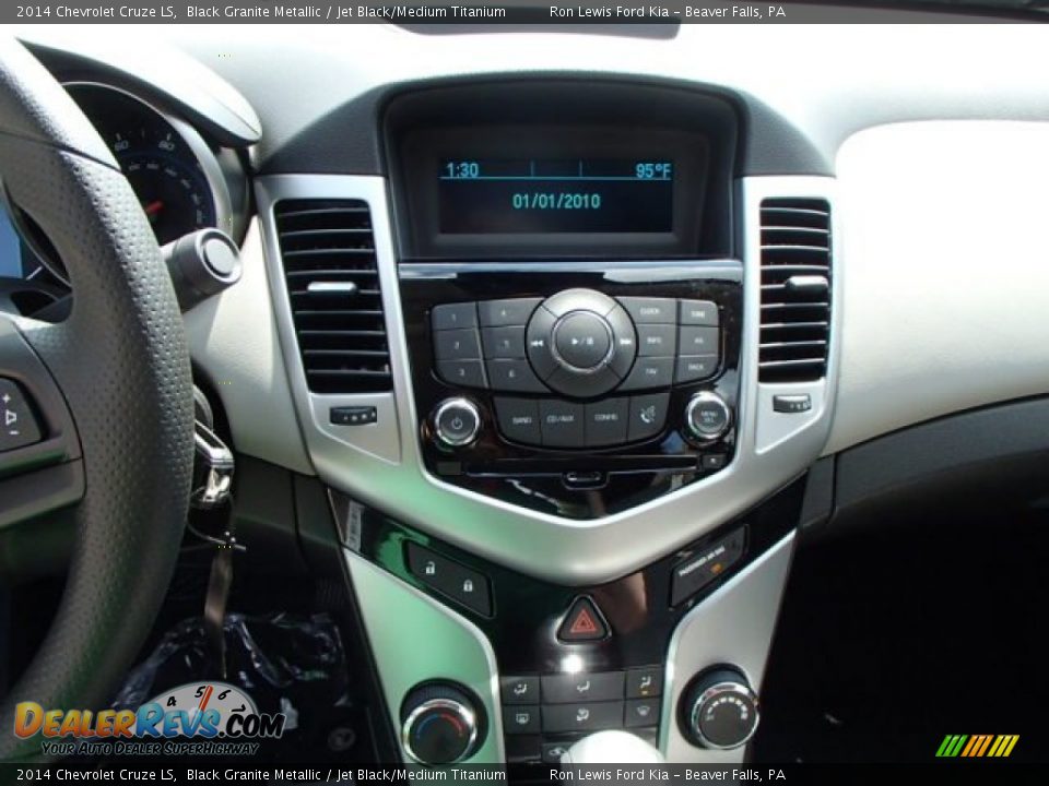 2014 Chevrolet Cruze LS Black Granite Metallic / Jet Black/Medium Titanium Photo #16