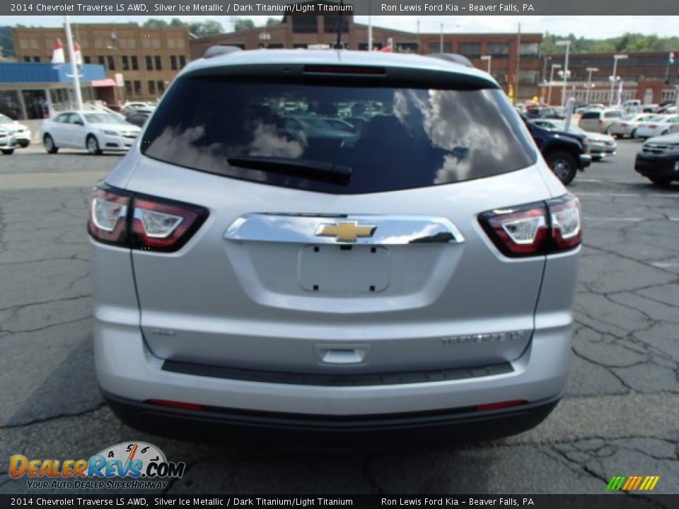 2014 Chevrolet Traverse LS AWD Silver Ice Metallic / Dark Titanium/Light Titanium Photo #7
