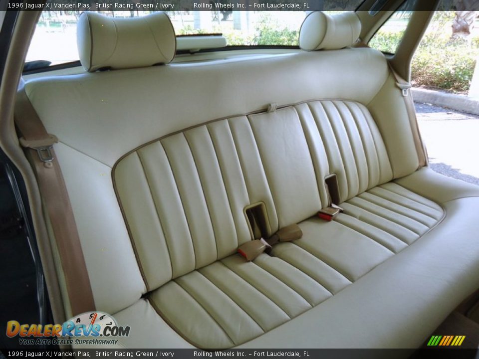Rear Seat of 1996 Jaguar XJ Vanden Plas Photo #13
