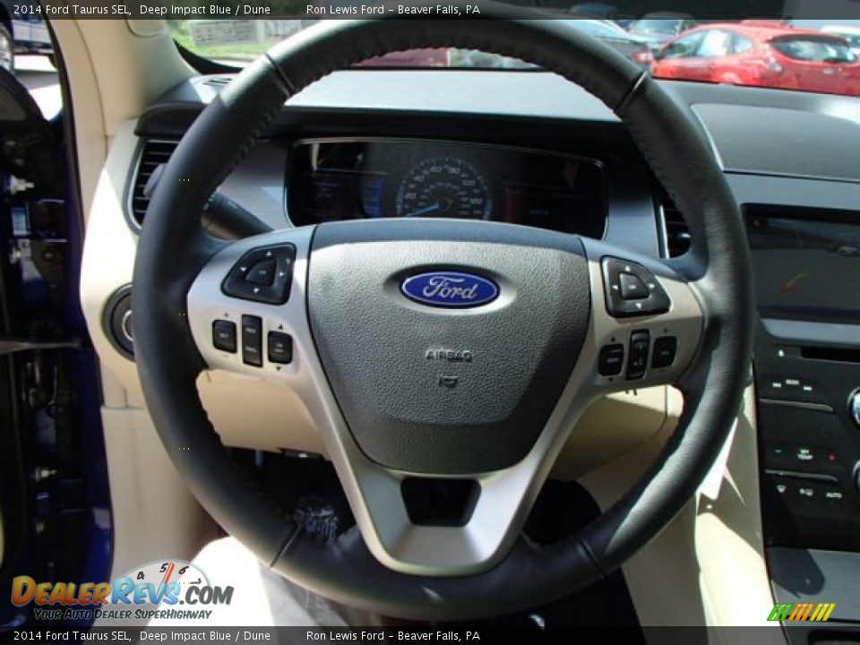 2014 Ford Taurus SEL Steering Wheel Photo #19