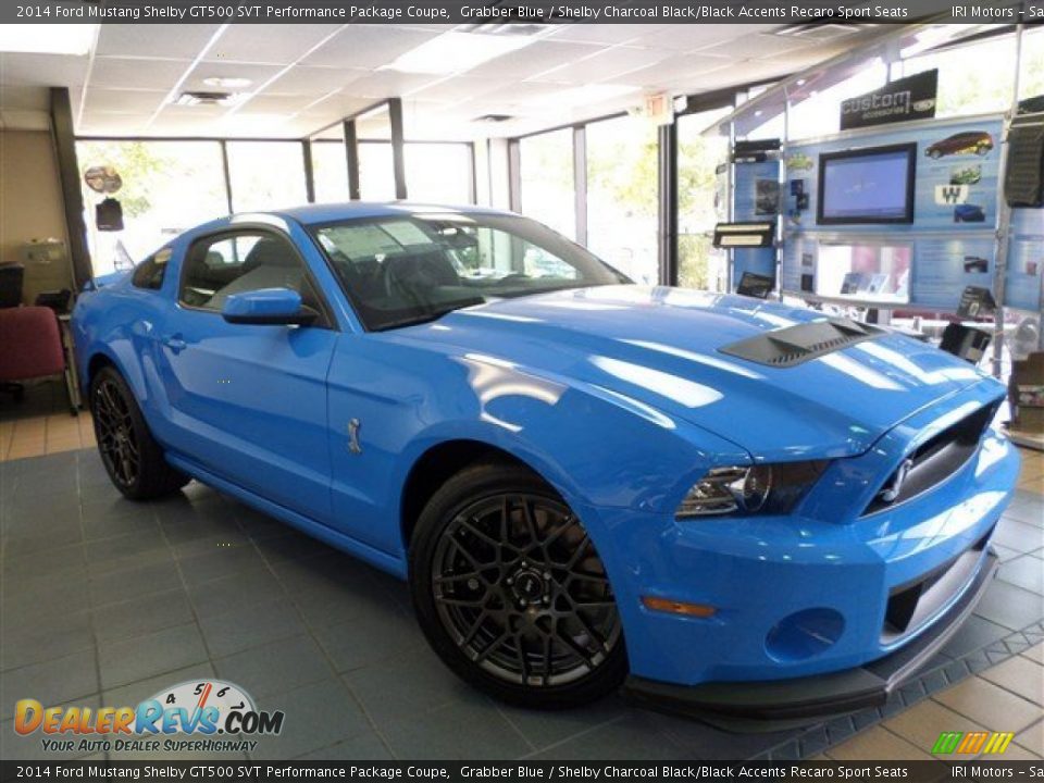 Grabber Blue 2014 Ford Mustang Shelby GT500 SVT Performance Package Coupe Photo #5