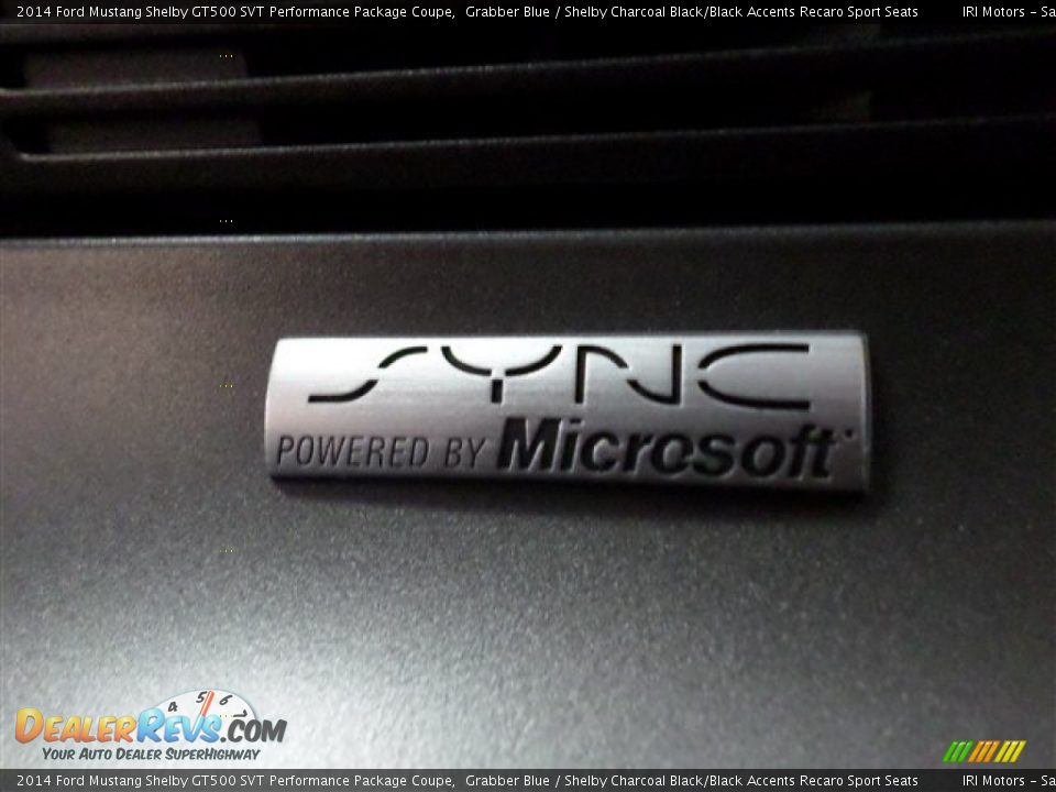2014 Ford Mustang Shelby GT500 SVT Performance Package Coupe Grabber Blue / Shelby Charcoal Black/Black Accents Recaro Sport Seats Photo #19