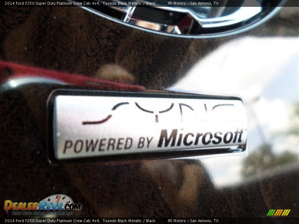 2014 Ford F250 Super Duty Platinum Crew Cab 4x4 Tuxedo Black Metallic / Black Photo #27