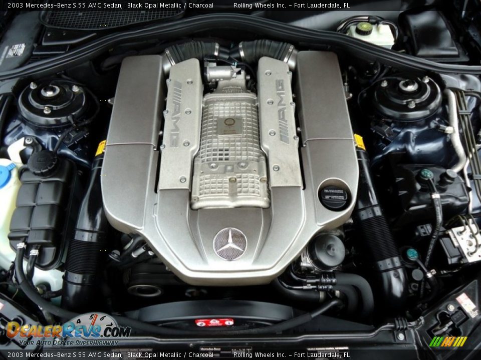 2003 Mercedes-Benz S 55 AMG Sedan 5.4 Liter AMG Supercharged SOHC 24-Valve V8 Engine Photo #20
