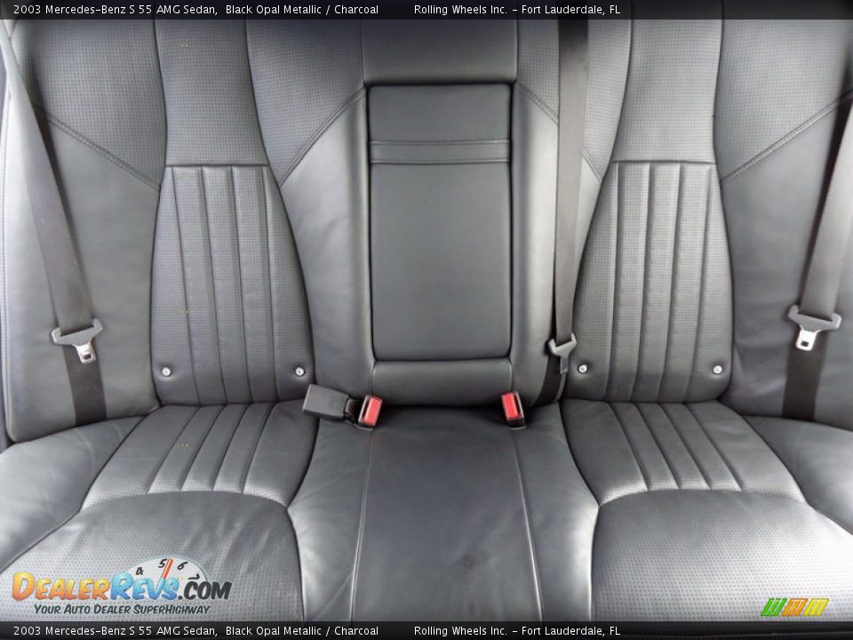 Rear Seat of 2003 Mercedes-Benz S 55 AMG Sedan Photo #29