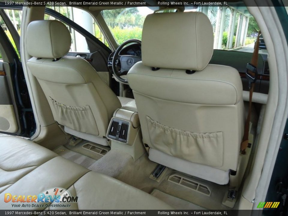 Rear Seat of 1997 Mercedes-Benz S 420 Sedan Photo #16