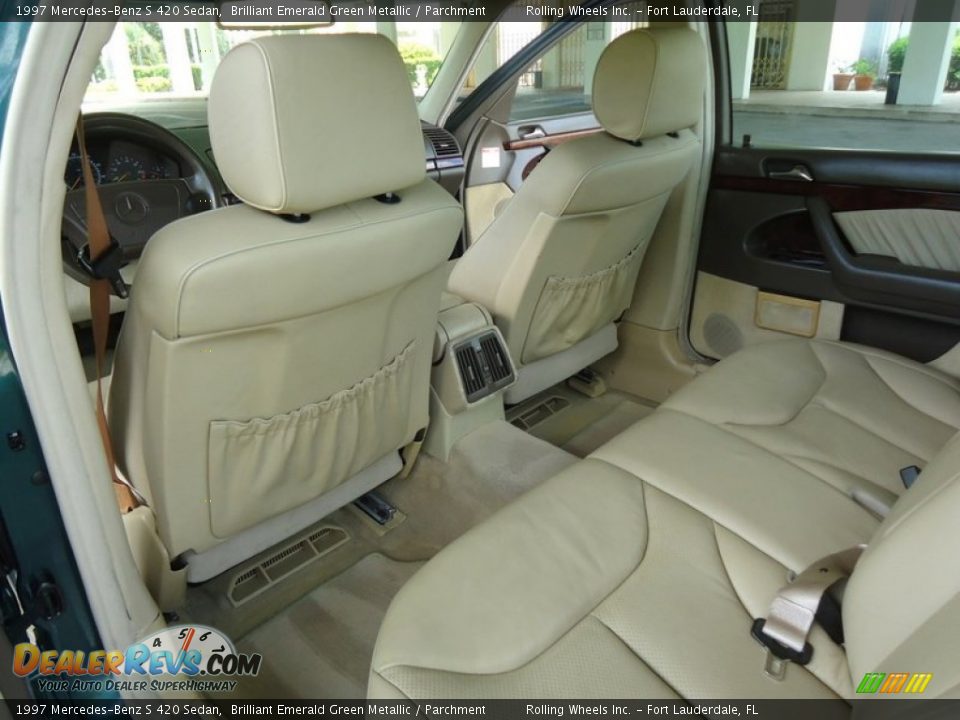 Rear Seat of 1997 Mercedes-Benz S 420 Sedan Photo #22