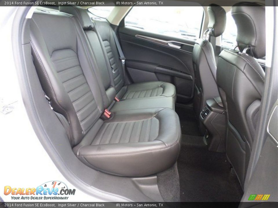Rear Seat of 2014 Ford Fusion SE EcoBoost Photo #11