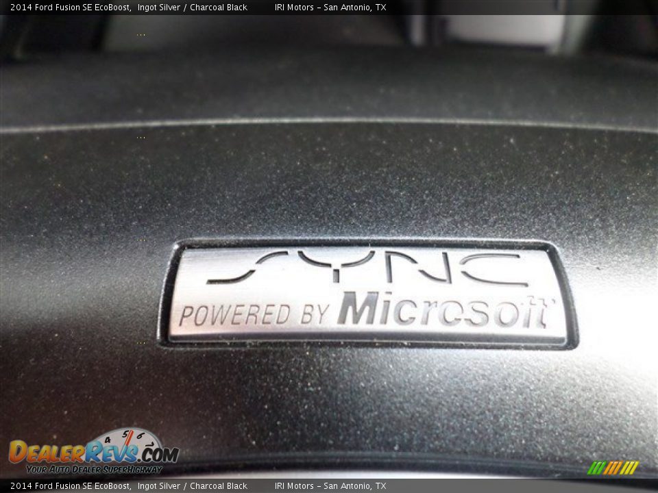 2014 Ford Fusion SE EcoBoost Ingot Silver / Charcoal Black Photo #26