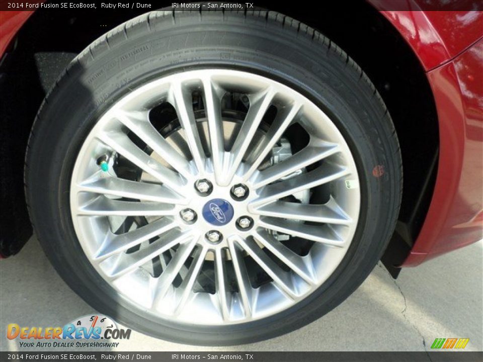 2014 Ford Fusion SE EcoBoost Wheel Photo #8