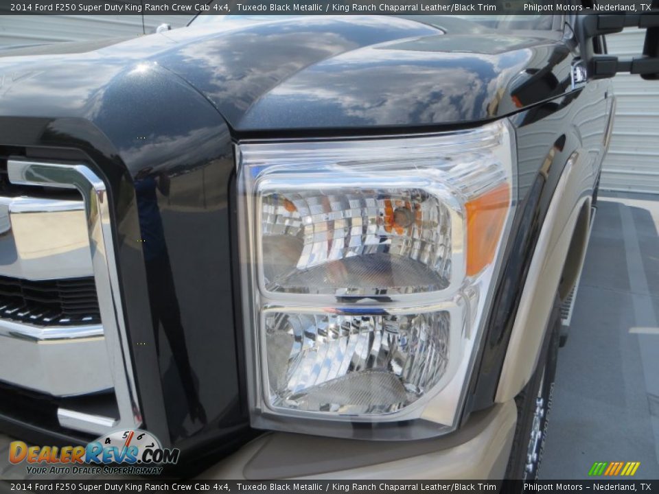 2014 Ford F250 Super Duty King Ranch Crew Cab 4x4 Tuxedo Black Metallic / King Ranch Chaparral Leather/Black Trim Photo #10