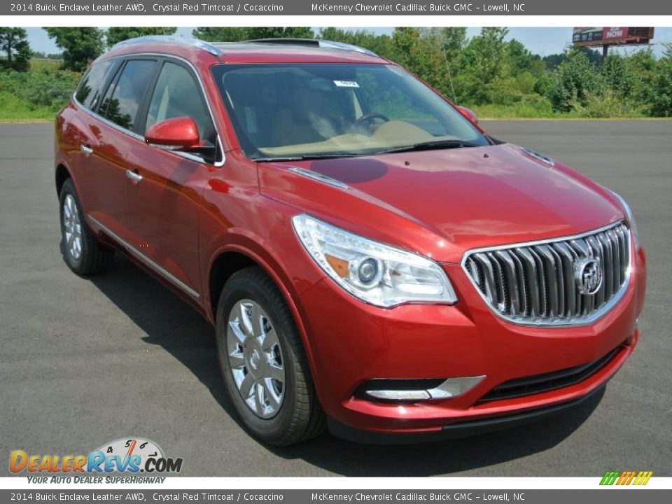 Front 3/4 View of 2014 Buick Enclave Leather AWD Photo #1