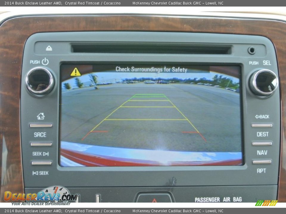 2014 Buick Enclave Leather AWD Crystal Red Tintcoat / Cocaccino Photo #14