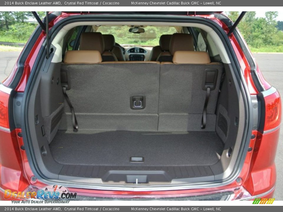 2014 Buick Enclave Leather AWD Crystal Red Tintcoat / Cocaccino Photo #18