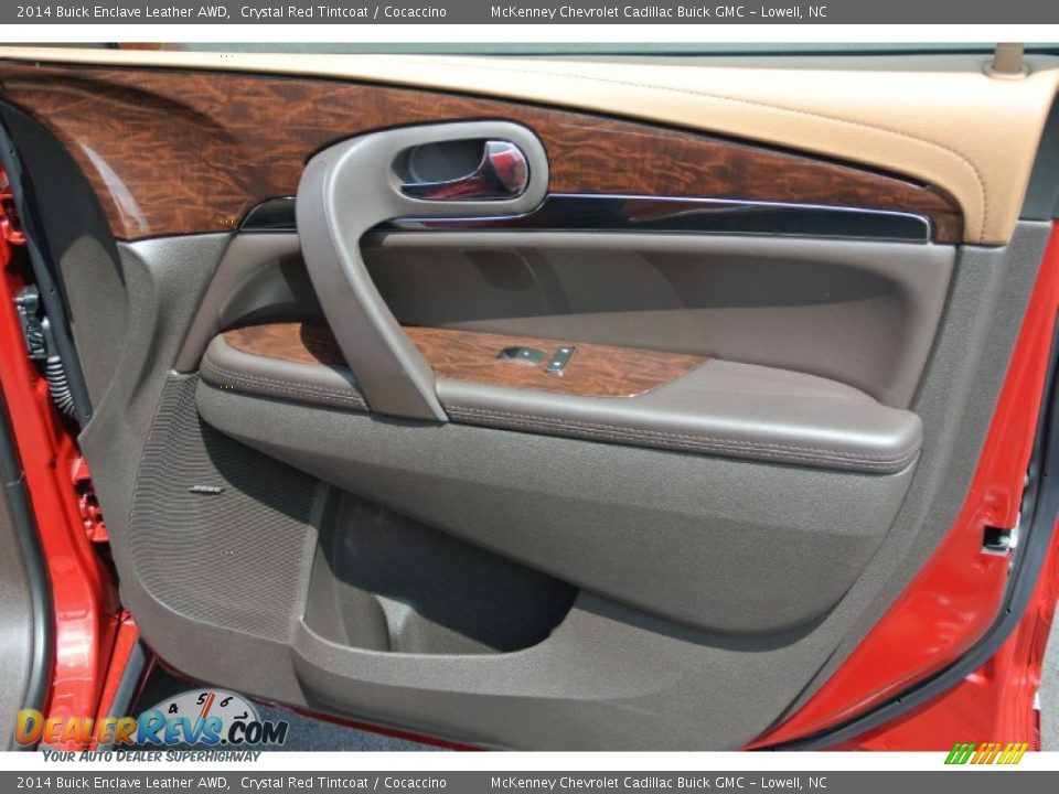 2014 Buick Enclave Leather AWD Crystal Red Tintcoat / Cocaccino Photo #20