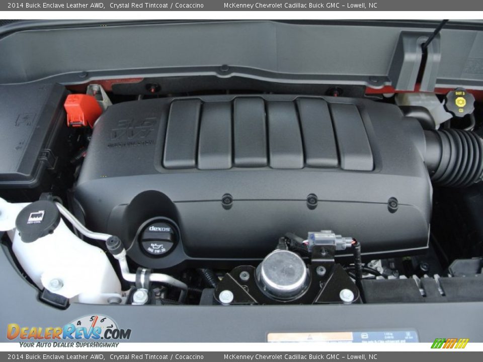 2014 Buick Enclave Leather AWD Crystal Red Tintcoat / Cocaccino Photo #22