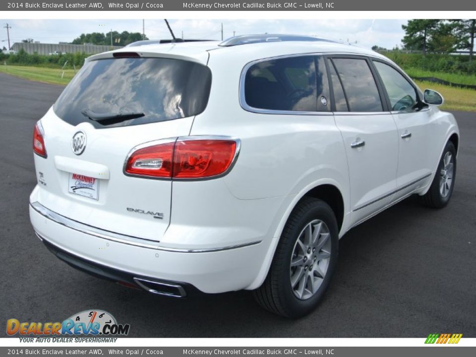 2014 Buick Enclave Leather AWD White Opal / Cocoa Photo #5