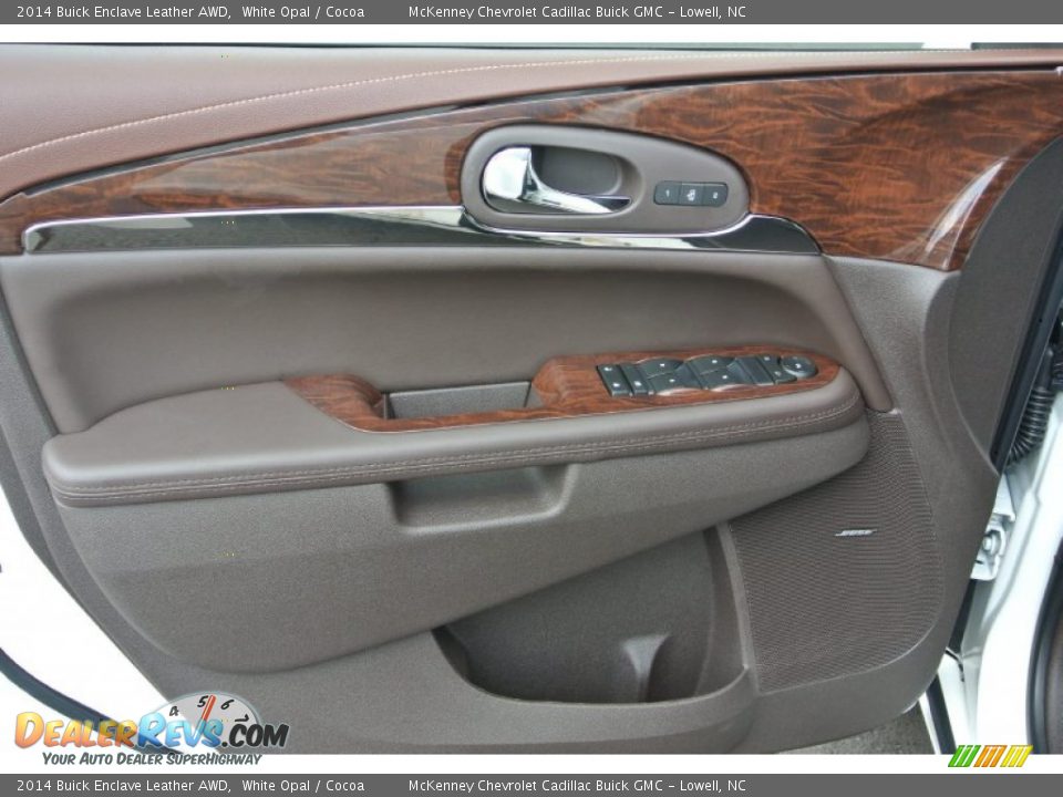 2014 Buick Enclave Leather AWD White Opal / Cocoa Photo #9