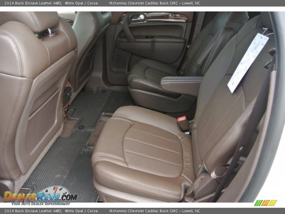 2014 Buick Enclave Leather AWD White Opal / Cocoa Photo #17