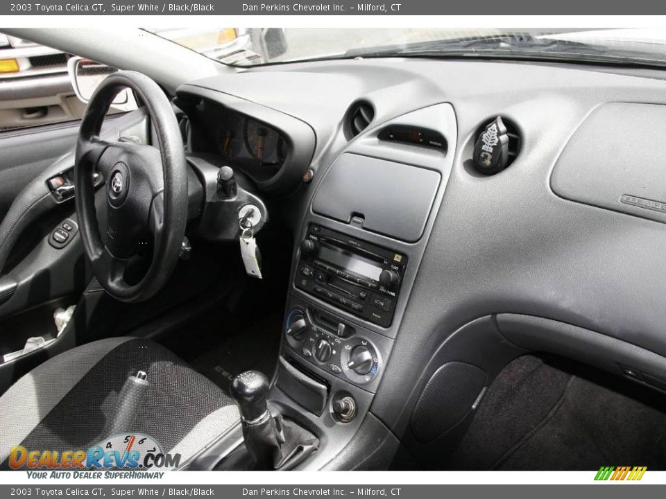 2003 Toyota Celica GT Super White / Black/Black Photo #10