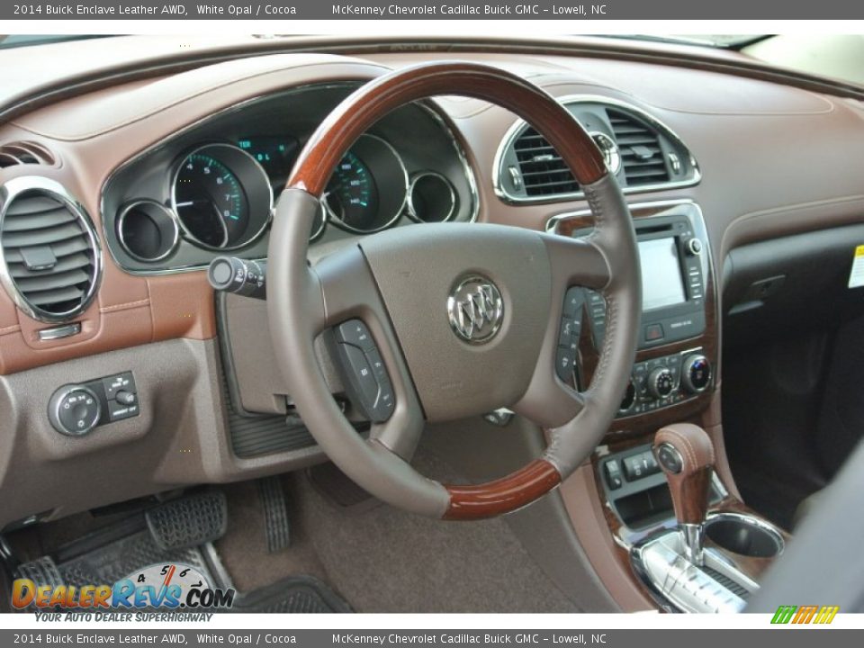 2014 Buick Enclave Leather AWD Steering Wheel Photo #23