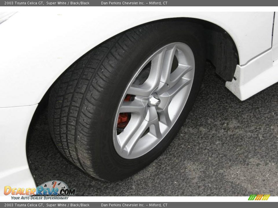 2003 Toyota Celica GT Super White / Black/Black Photo #11