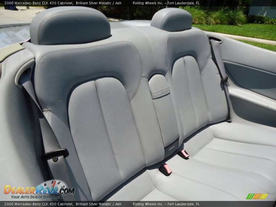 2000 Mercedes-Benz CLK 430 Cabriolet Brilliant Silver Metallic / Ash Photo #6