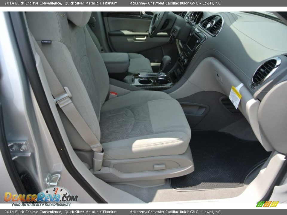 Front Seat of 2014 Buick Enclave Convenience Photo #17