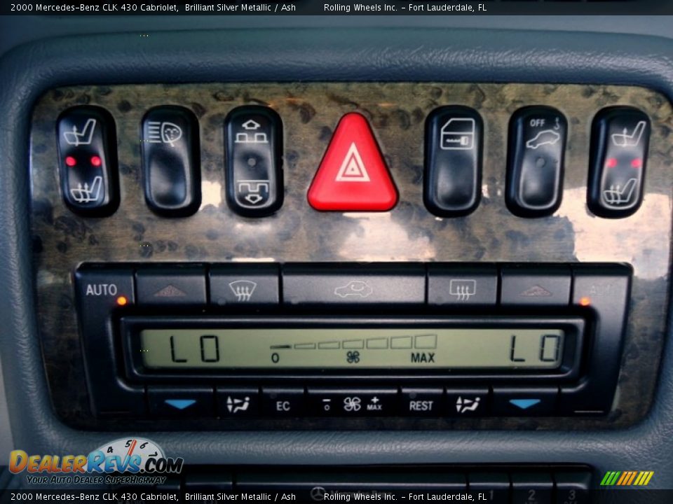 2000 Mercedes-Benz CLK 430 Cabriolet Brilliant Silver Metallic / Ash Photo #20
