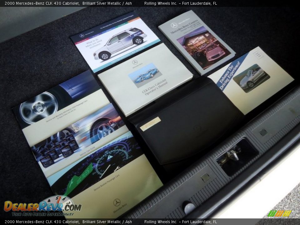 2000 Mercedes-Benz CLK 430 Cabriolet Brilliant Silver Metallic / Ash Photo #24