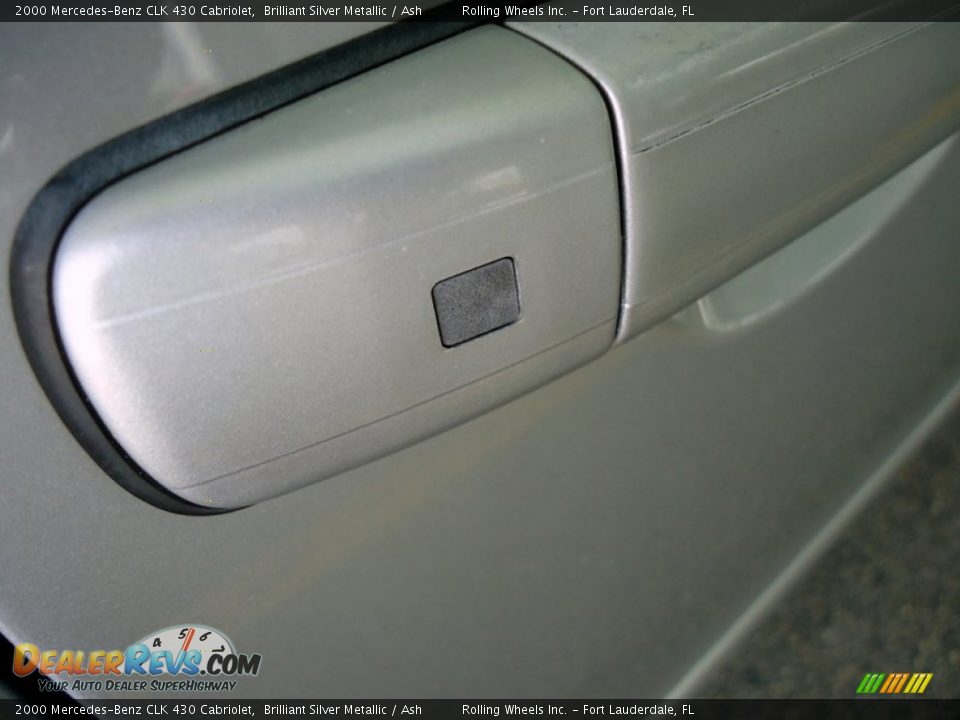 2000 Mercedes-Benz CLK 430 Cabriolet Brilliant Silver Metallic / Ash Photo #29