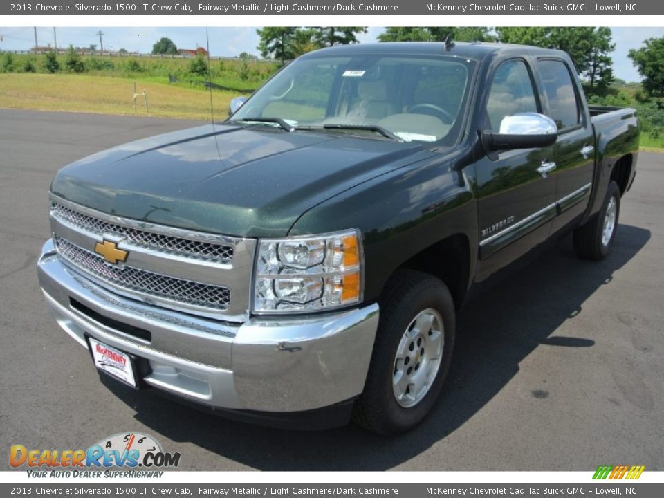 2013 Chevrolet Silverado 1500 LT Crew Cab Fairway Metallic / Light Cashmere/Dark Cashmere Photo #2