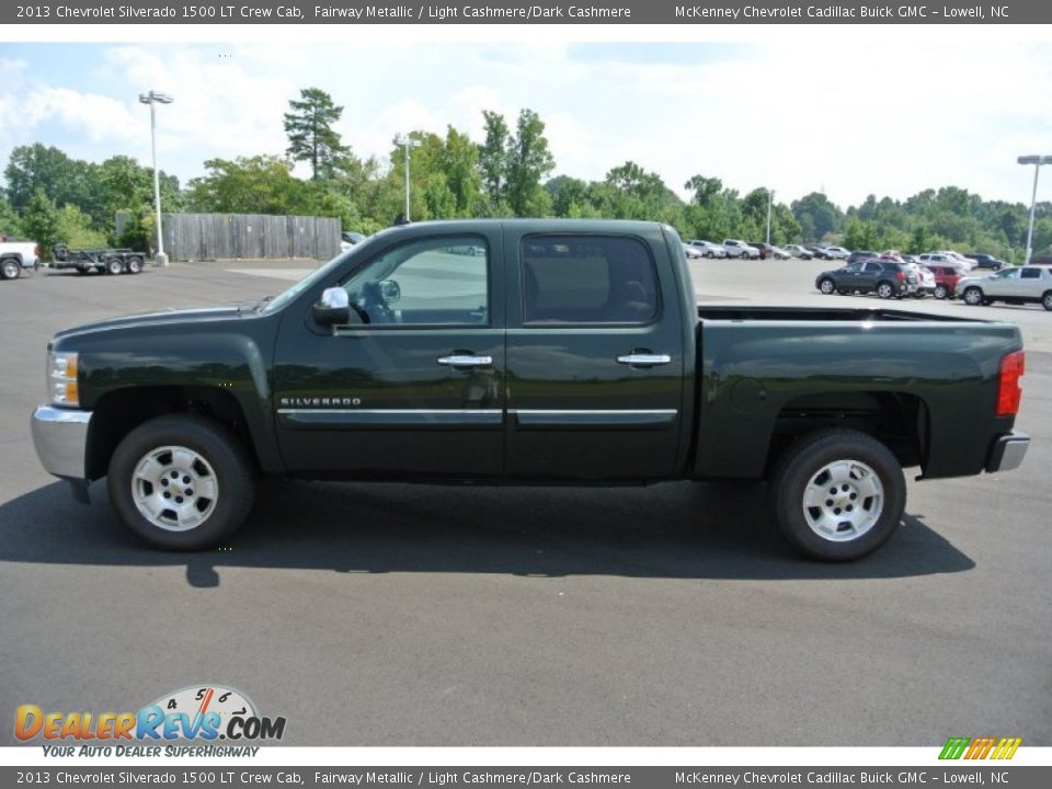 2013 Chevrolet Silverado 1500 LT Crew Cab Fairway Metallic / Light Cashmere/Dark Cashmere Photo #3