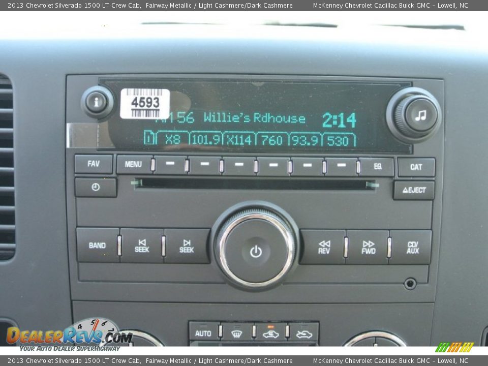 2013 Chevrolet Silverado 1500 LT Crew Cab Fairway Metallic / Light Cashmere/Dark Cashmere Photo #11