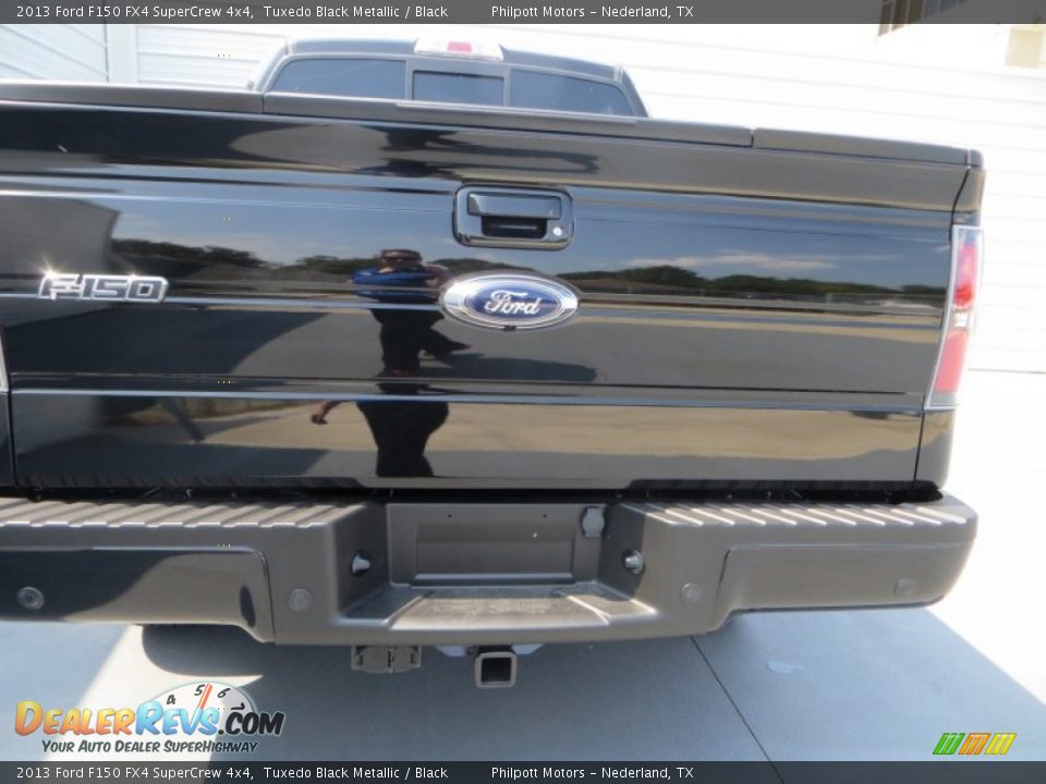 2013 Ford F150 FX4 SuperCrew 4x4 Tuxedo Black Metallic / Black Photo #5