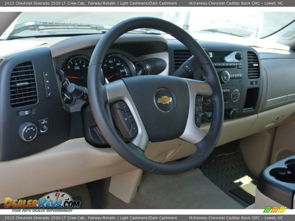 2013 Chevrolet Silverado 1500 LT Crew Cab Fairway Metallic / Light Cashmere/Dark Cashmere Photo #21
