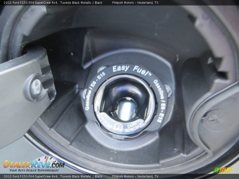2013 Ford F150 FX4 SuperCrew 4x4 Tuxedo Black Metallic / Black Photo #17