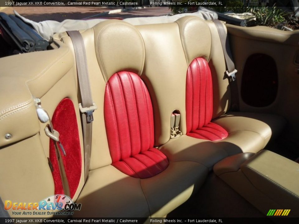 Rear Seat of 1997 Jaguar XK XK8 Convertible Photo #33